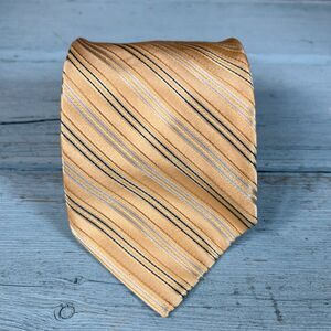 Izod Yellow Striped Men’s Tie